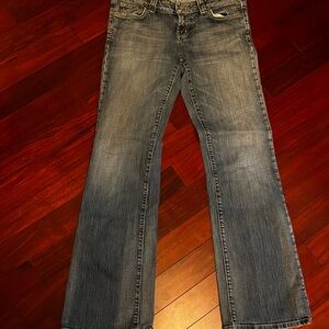 America Eagle Classic Blue Denim Jeans- Boyfriend Style